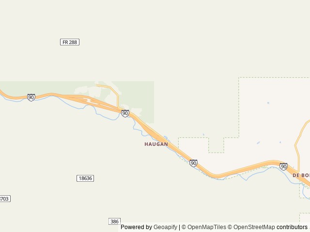 Map of Savenac Cookhouse location at Superior, MT, United States