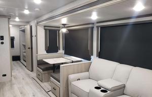 Party trailer on wheels