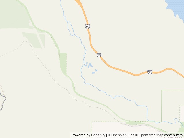 Map of Alpine Lakes Lodge location at Easton, WA, United States