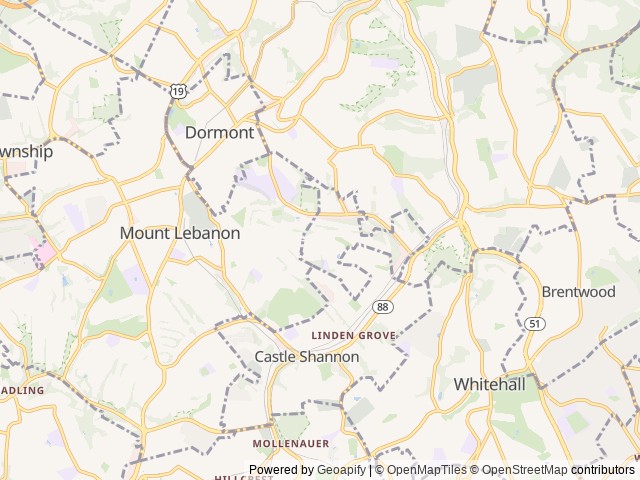 Map for 2021 Coachmen RV Apex Nano Bunkhouse 208BHS near Pittsburgh, PA