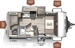 Premium Family Geo Pro 16BH Adventure Trailer
