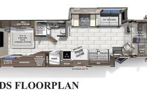 Luxury 2021 Coachmen Encore 355DS | Washer & Dryer