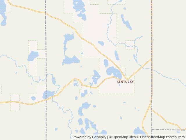 Map of Island Lake location at Munising, MI, United States