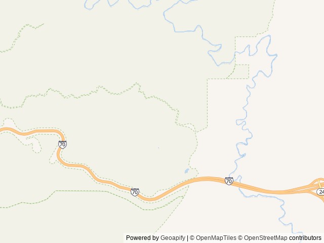 Map of Black Dragon Pictograph Panel location at Price, UT, United States