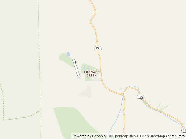 Map of Death Valley Backcountry Roadside Camping location at Death Valley, CA, United States