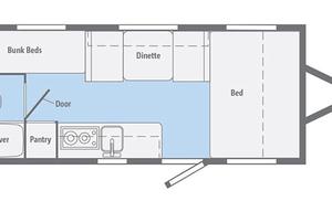 Light and easy Winnebago bunkhouse. Pet friendly
