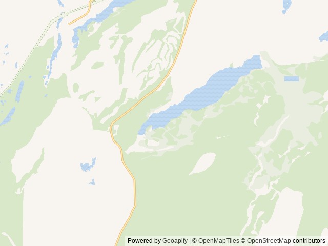 Map of Bunker's Resort location at Cheney, WA, United States