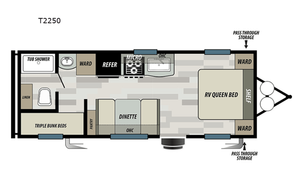 2022 Forest River RV EVO  **No Dunes**