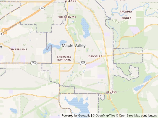 Map for 2021 Cougar 31 foot Half Ton friendly rear bunks near Maple Valley, WA