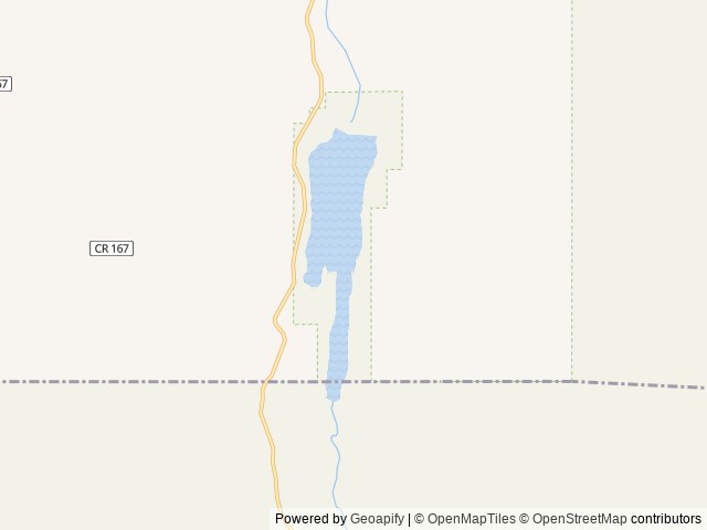 Map of Meeks Cabin Campground location at Robertson, WY, United States
