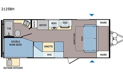 2019 Dutchmen RV Coleman Light LX 2125BH