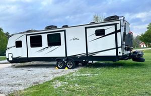 Party trailer on wheels