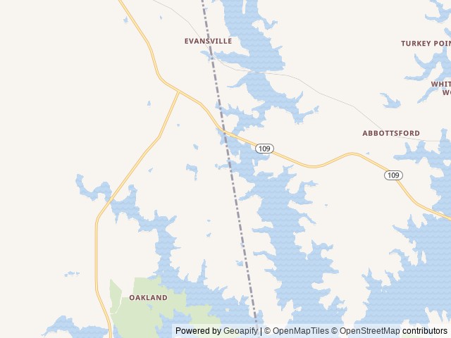 Map of Stateline Acres RV Park & Storage location at Five Points, AL, United States