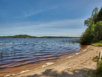 Echo Lake campground beach