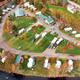 Aerial view of Moose River Campground