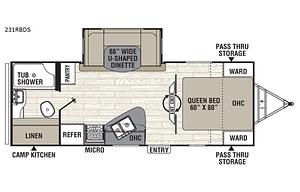 2018 Coachmen RV Freedom Express 231RBDS