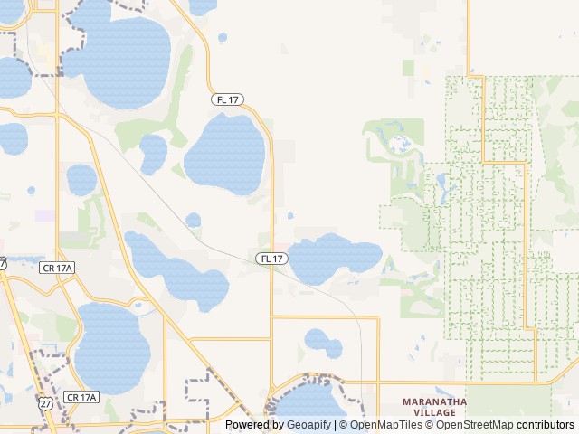 Map of Lake Letta RV Park location at Avon Park, FL, United States