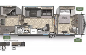 The coolest RV w/3 AC, Sleeps 10 no hauling needed