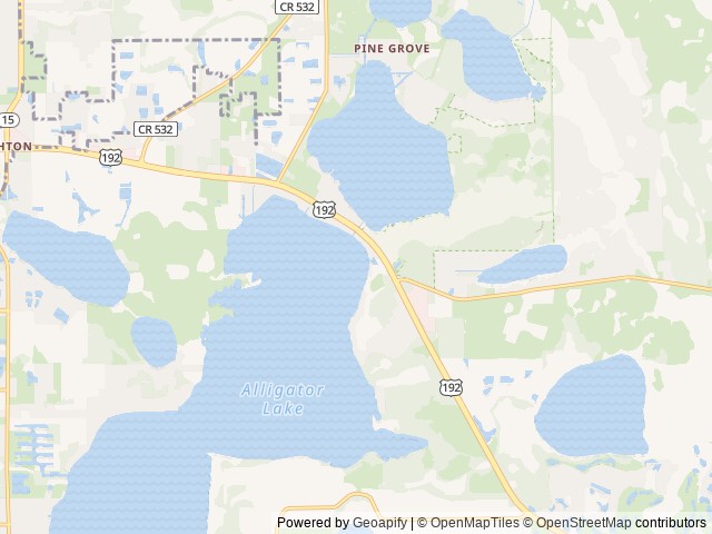 Map for 2023 Mercedes Class B LUXE Daycruiser 170 near St. Cloud, FL