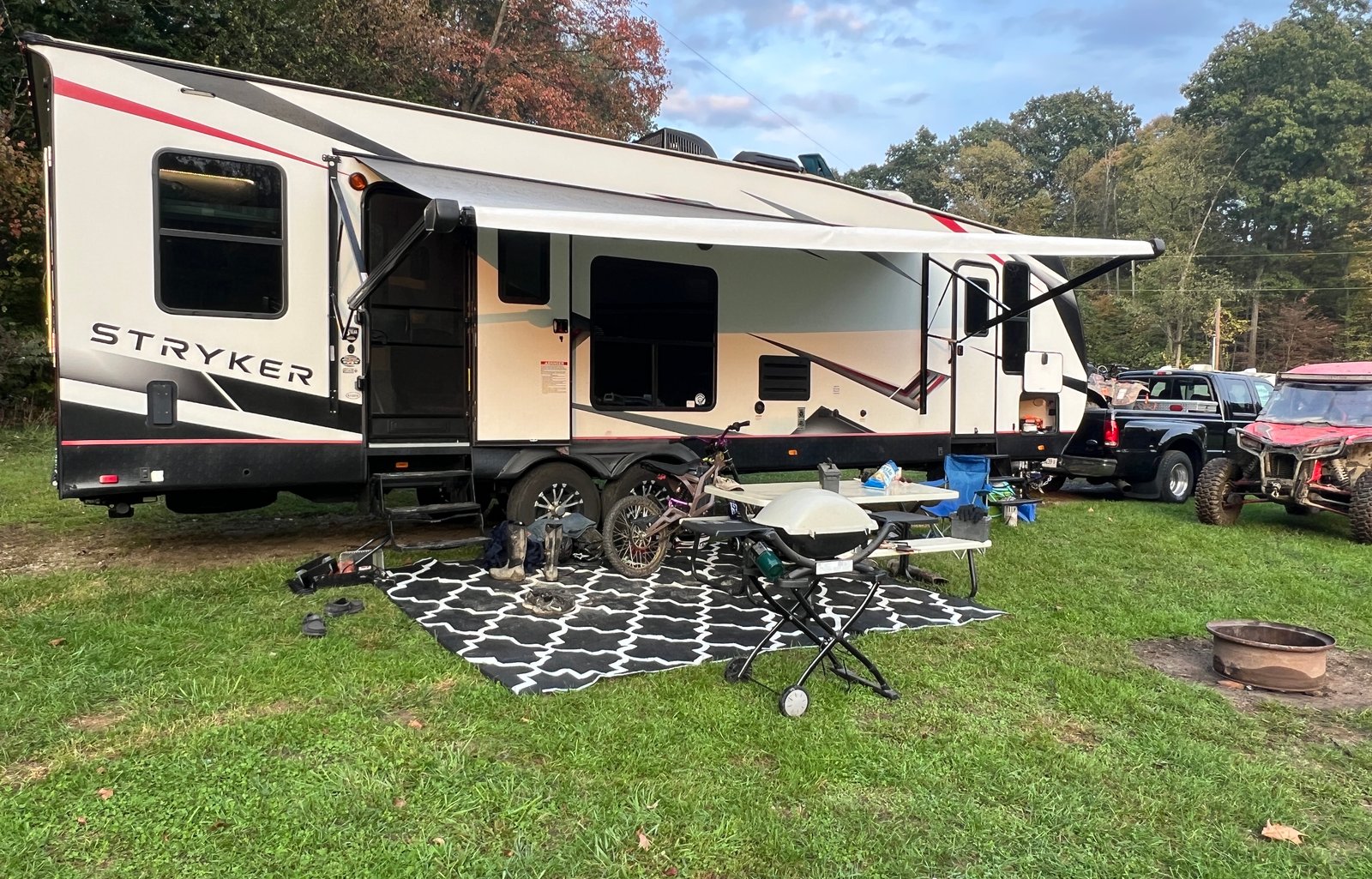 16 FT GARAGE TOY HAULER/CAMPER- - All inclusive