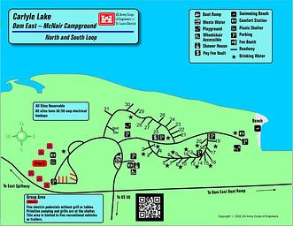 McNair Campground Map
