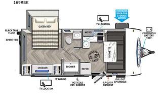 2022 Forest River RV Salem FSX 169RSK