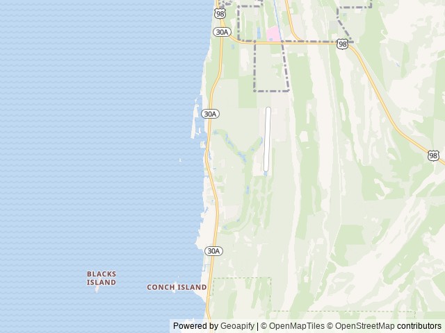 Map of Presnell's Vacation Resort & RV Park location at Port St Joe, FL, United States