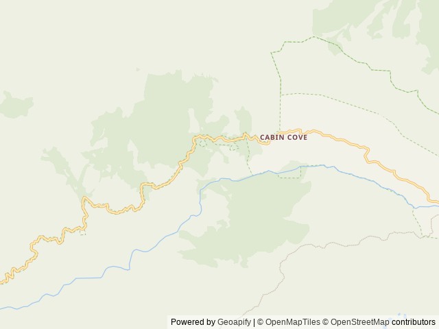 Map of Atwell Mill Campground location at Three Rivers, CA, United States