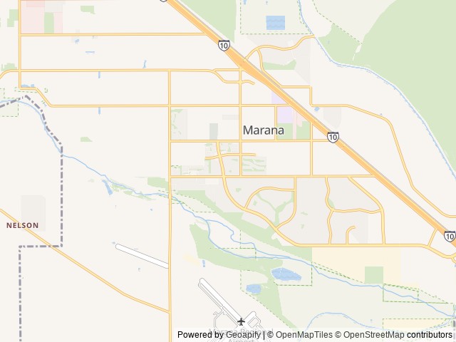 Map for 2021 Grand Design Imagine XLS 15FLE near Marana, AZ