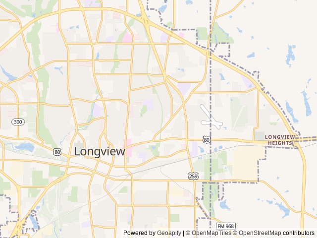 Map for Rugged n quirky near Longview, LA