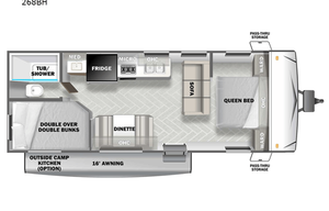 2022 Forest River RV EVO Select 268BH