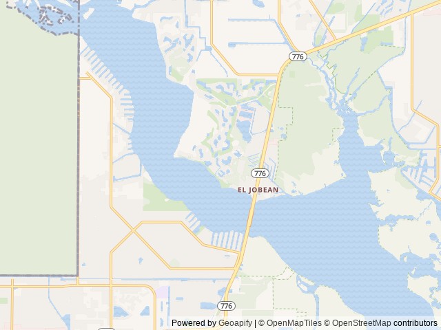 Map of Myakka River RV Resort location at North Port, FL, United States