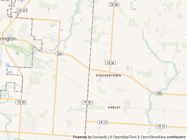 Map for JB Rentals near Pickerington, OH
