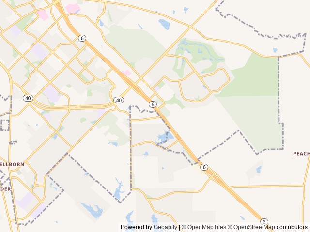 Map of Lazy G RV Park location at College Station, TX, United States