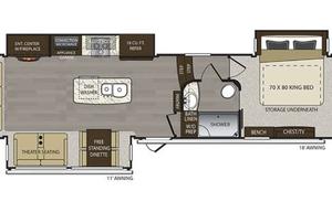 2018 Keystone RV Alpine 3650RL