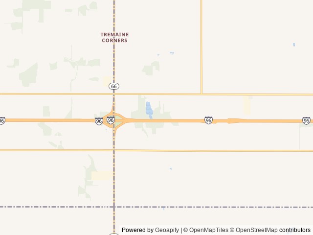 Map of Lakeside Resort Campground location at Ionia, MI, United States