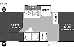 2020 R-Pod Sleeps 4. Light. Can be pulled by  SUV.