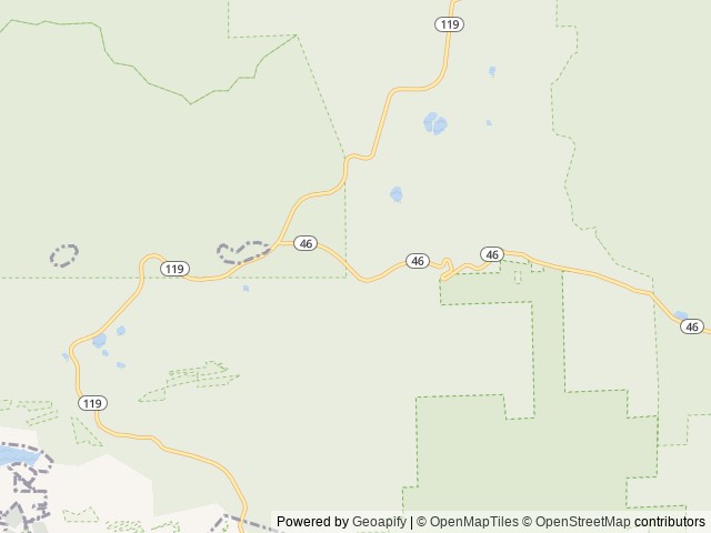Map of Base Camp at Golden Gate Canyon location at Black Hawk, CO, United States