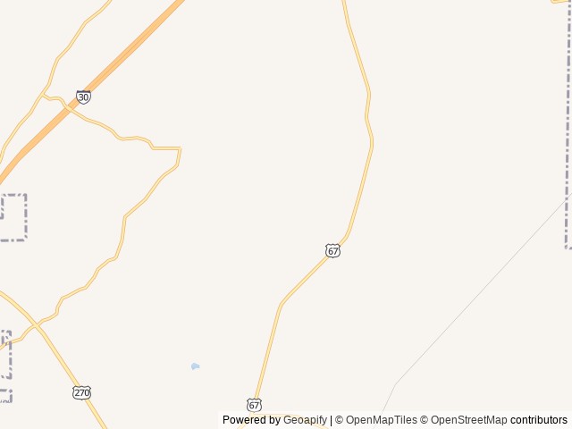 Map for 2007 Crossroads RV Cruiser CR31QB near Malvern, AR