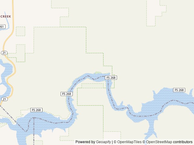Map of Macks Creek Campground location at Boise, ID, United States