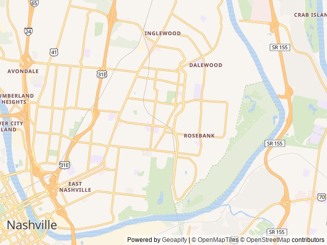 Map for 2022 Van Craft Mercedese Sprinter 2500 near Nashville, TN