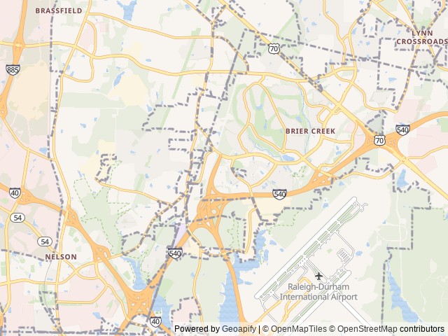 Map for 2013 Itasca Sunstar 35B near Raleigh, NC