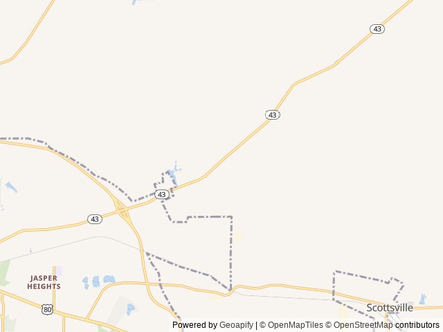 Map of Jackson’s Place Tiny Home & RV Resort location at Marshall, TX, United States