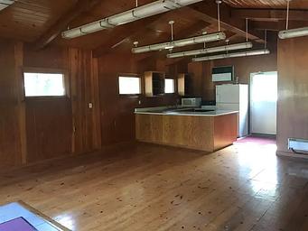 Interior of Miners Retreat Enclosed Shelter - Whitebreast Beach (IA)