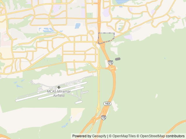 Map for Outdoor Family Adventure near San Diego, CA