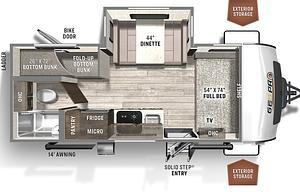 2021 Forest River RV Rockwood GEO Pro 20BHS