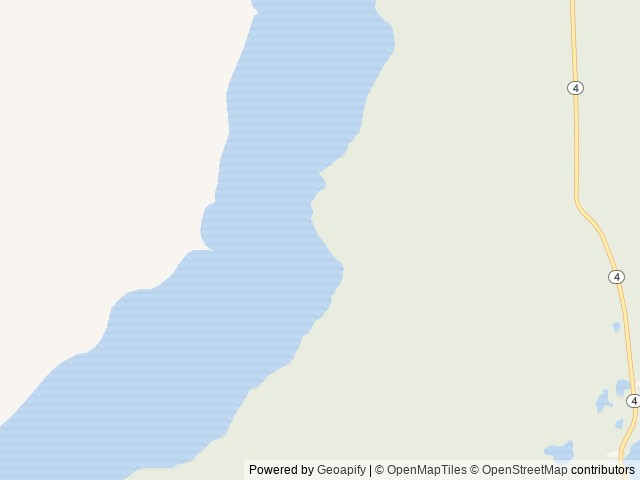 Map of Paxson Lake Campground location at Glennallen, AK, United States