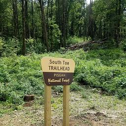 Trailhead sign