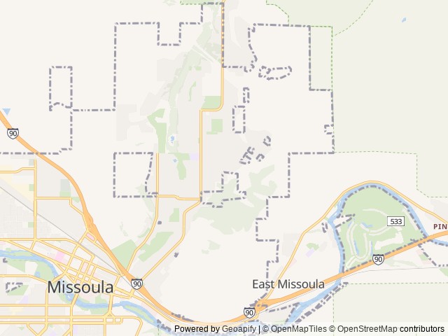 Map for Vanna White | Great on Gas | Easy to Drive near Missoula, MT