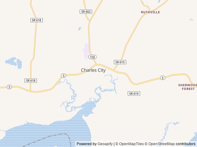 Map for The perfect camper for family adventures!!! near Charles City, VA
